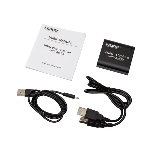 Пристрій захоплення відео PowerPlant HDVC4 HDMI Audio, 4k/30hz (CA914159)