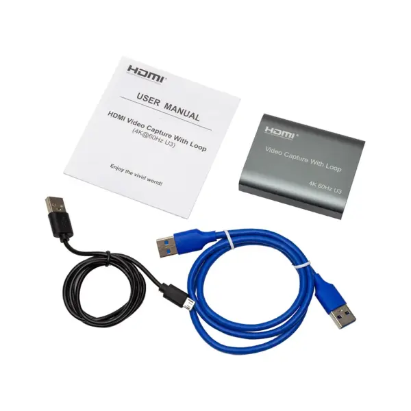 Пристрій захоплення відео PowerPlant HDVC8 HDMI USB3.0 4k/60hz (CA914180)