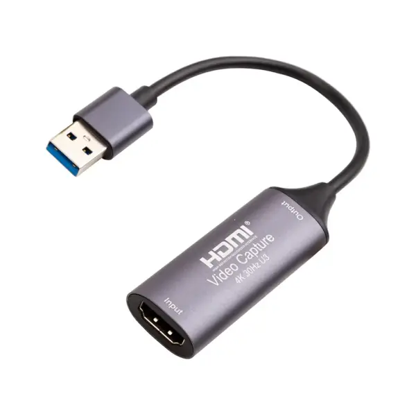 Пристрій захоплення відео PowerPlant HDVC2-C HDMI (F) - 3.0 USB (M) (CA914692)