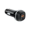 Зарядний пристрій ColorWay USB-C PD45W + USB QC3.0 car adapter (CW-CHA067PD-BK)