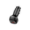 Зарядний пристрій ColorWay USB-C PD45W + USB QC3.0 car adapter (CW-CHA067PD-BK)