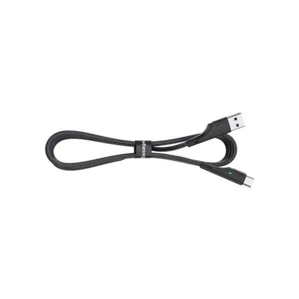 Дата кабель USB 2.0 AM to USB-C 1.0m 3A black Essager (EXCT-LS01) Дата кабель USB 2.0 AM to USB-C 1.0m 3A black Essager (EXCT-LS01)
