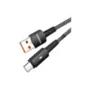 Дата кабель USB 2.0 AM to USB-C 1.0m 120W black Essager (EXC120-CG01-P) Дата кабель USB 2.0 AM to USB-C 1.0m 120W black Essager (EXC120-CG01-P)