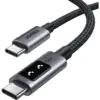 Дата кабель USB-C to USB-C 2.0m PD 100W display L509 black Ugreen (35512) Дата кабель USB-C to USB-C 2.0m PD 100W display L509 black Ugreen (35512)