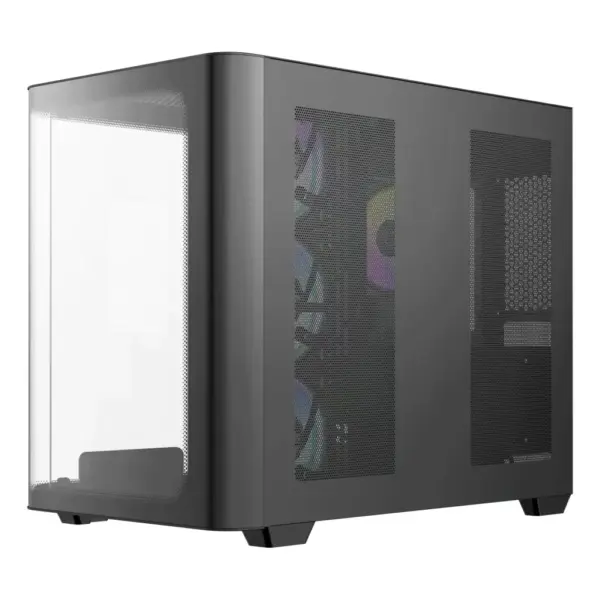 Корпус для ПК OCYPUS IOTA C70 BK CURVE ARGB DIGITAL (IOTA-C70-BKD400CD-GL)