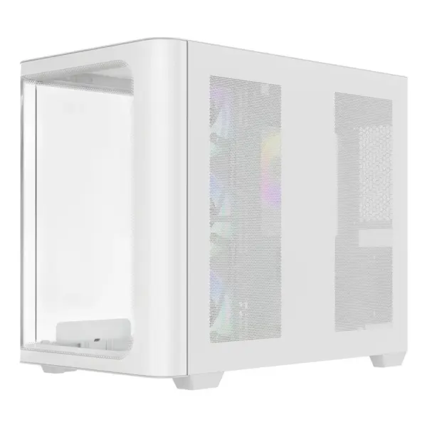 Корпус для ПК OCYPUS IOTA C70 WH CURVE ARGB DIGITAL (IOTA-C70-WHD400CD-GL)