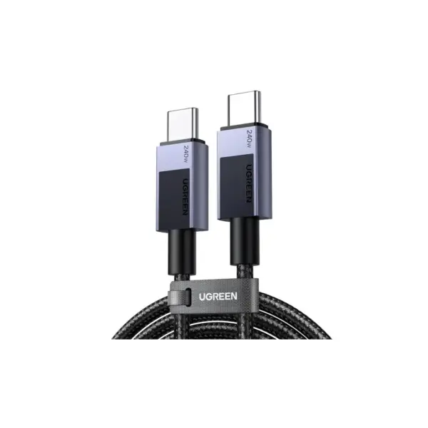 Дата кабель USB-C to USB-C 1.0m 240W 480Mbps black Ugreen (45067)