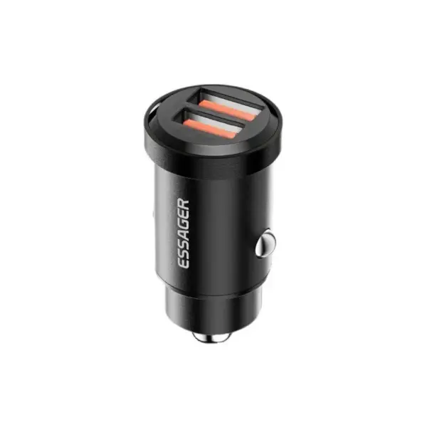 Зарядний пристрій Essager 2xUSB 30W black (ECC2A-TL01) Зарядний пристрій Essager 2xUSB 30W black (ECC2A-TL01)