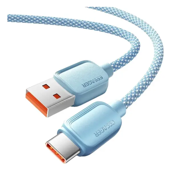 Дата кабель USB 2.0 AM to USB-C 1.0m 100W blue Essager (EXC7A-WL03-P)