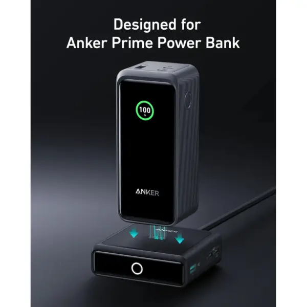 Зарядний пристрій Anker 2xUSB-C 100W + 1xUSB + Pogo pin for Anker Prime black (A1902311)