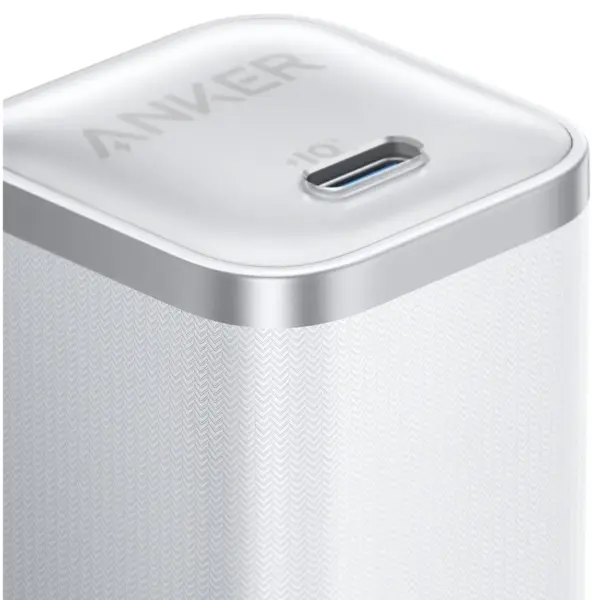 Зарядний пристрій Anker USB-C 45W Nano Charger white (A2692L21)