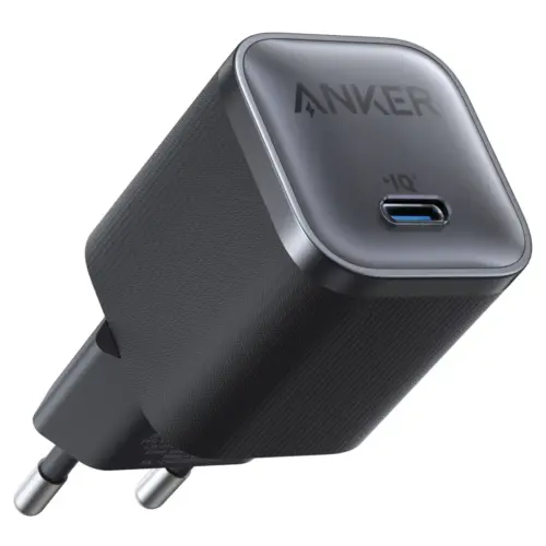 Зарядний пристрій Anker USB-C 45W Nano Charger black (A2692L11)