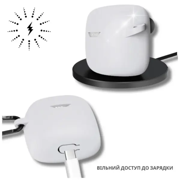 Чохол для навушників BeCover для JBL Tune Flex 2 White (714828)