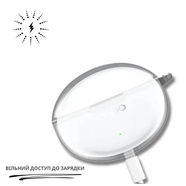Чохол для навушників BeCover для OPPO Enco Air4 Pro (ETEA1) Transparent (714836)