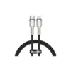 Дата кабель USB-C to Lightning 0.25m 20W Cafule Series Meta black Baseus (CATLJK-01)
