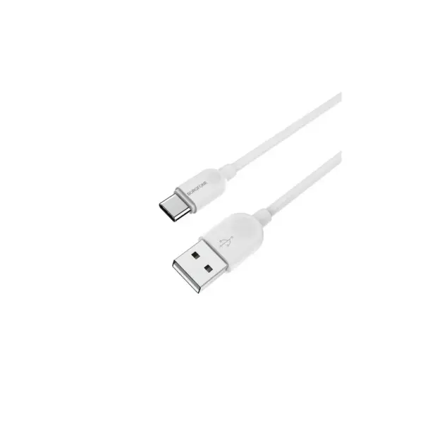 Дата кабель USB 2.0 AM to USB-C 3.0m 2.4A BX14 white BOROFONE (6957531090397)