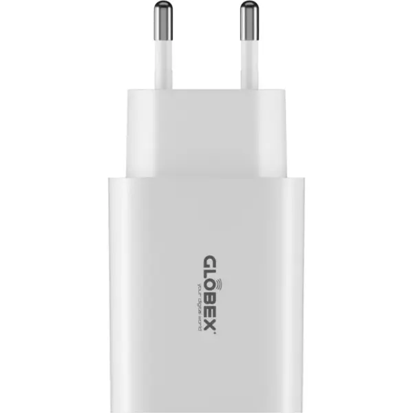 Зарядний пристрій Globex USB-C 20W FastPower white (20WC1A)