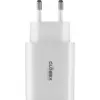 Зарядний пристрій Globex 2xUSB-C 30W FastPower white (30WCC)