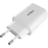 Зарядний пристрій Globex 2xUSB-C 30W FastPower white (30WCC)