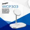 Зарядний пристрій Energizer 15W 3-in-1 magnetic wireless white (WCP303)