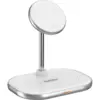 Зарядний пристрій Energizer 15W 3-in-1 magnetic wireless white (WCP303)