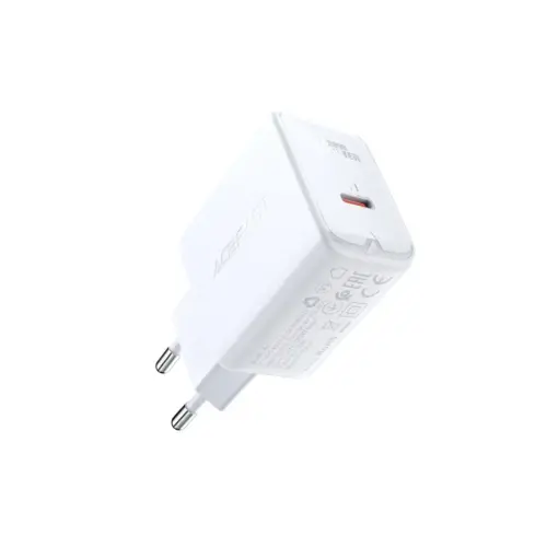 Зарядний пристрій Acefast 1xUSB-C PD20W A1 white (6974316280040)