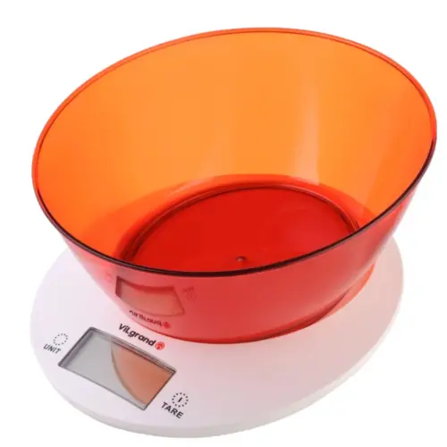 Ваги кухонні Vilgrand VKS-533C red
