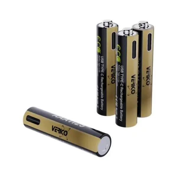 Акумулятор Verico AAA USB Type-C 750mAh/1125mWh-1.5V Li-ion 4шт./уп. (Loop Energy PRO) (1UDBT-A7WEAC-NN) Акумулятор Verico AAA USB Type-C 750mAh/1125mWh-1.5V Li-ion 4шт./уп. (Loop Energy PRO) (1UDBT-A7WEAC-NN)