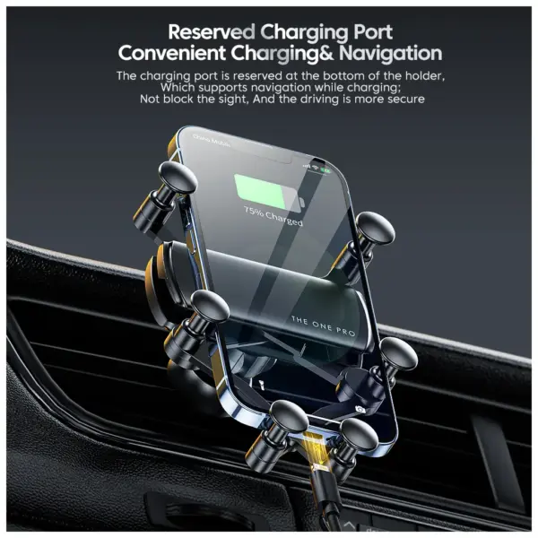 Універсальний автотримач Essager Tourist Gravity Car Mount Phone Holder Black (EZJZL-TR01)