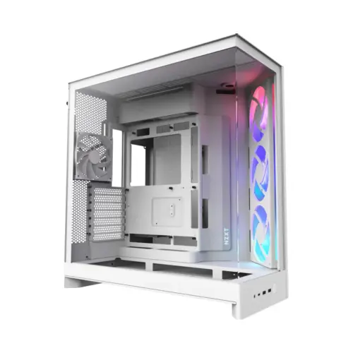 Корпус для ПК NZXT H9 Flow RGB Dual-Chamber White (CM-H92FW-R1)