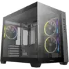 Корпус для ПК Deepcool CG330 3F Black (R-CG330-BKNGM3-G)