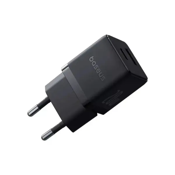 Зарядний пристрій Baseus 1xUSB-C PD20W + 1xUSB + cable USB-C to USB-C white (P10111608113-01)