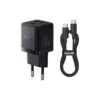 Зарядний пристрій Baseus 1xUSB-C PD20W + 1xUSB + cable USB-C to USB-C white (P10111608113-01)