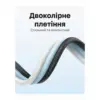 Дата кабель USB-C to USB-C 2.0m PD100W 5A braided L502 white Ugreen (35221)