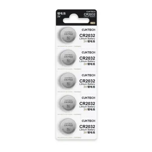Батарейка CR 2032 coin cell battery * 5 CUKTECH (CKCR2032CNWT)