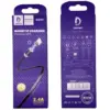 Дата кабель USB 2.0 AM to USB-C magnetic black Denmen (DN-D09T-BK)