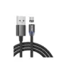 Дата кабель USB 2.0 AM to USB-C magnetic black Denmen (DN-D09T-BK)