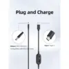 Кабель живлення USB-C to DC 5.5x2.5mm 1.0m 5V/9V/12V/15V/20V/28V 140W black XoKo (XK-K695) Кабель живлення USB-C to DC 5.5x2.5mm 1.0m 5V/9V/12V/15V/20V/28V 140W black XoKo (XK-K695)