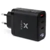Зарядний пристрій Vinga 2xUSB-C + USB-A Display 65W (VCR65ACCDB)