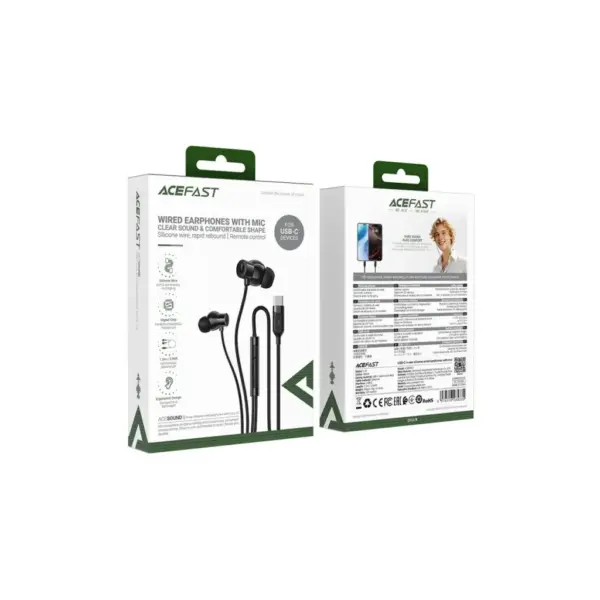 Навушники Acefast L10 USB-C Black (6974316285335) Навушники Acefast L10 USB-C Black (6974316285335)