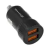 Зарядний пристрій Grand-X 1xUSB 2.4A car adapter black (CH-20B)