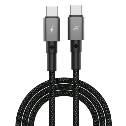 Дата кабель USB-C to USB-C 1.0m 100W black Grand-X (CC-08B)