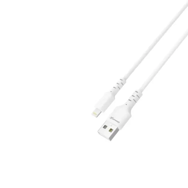 Дата кабель USB 2.0 AM to Lightning 1.0m 2.4A white Grand-X (PL-05W)