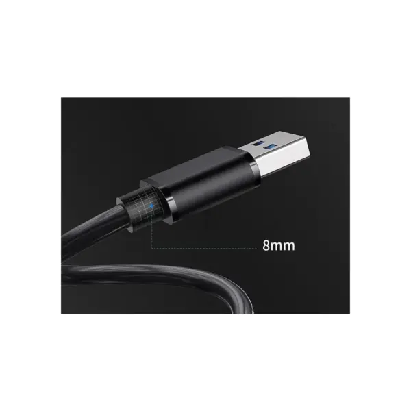 Дата кабель USB 2.0 AM/AM 1.0m 5Gbps Essager (EXCAA2-YT01)