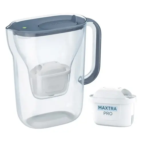 Фільтр-глечик Brita Style Essential MXPro 2.4л + 3 картриджа сіро-блакитний