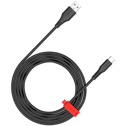 Дата кабель USB 2.0 AM to USB-C 2.0m 18W TPE black Canyon (CNS-AC18SC20B) Дата кабель USB 2.0 AM to USB-C 2.0m 18W TPE black Canyon (CNS-AC18SC20B)