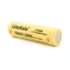 Акумулятор 18650 2000mah (1900-2000mah), 3.7V(2.75-4.2V), Yellow Liitokala (Lii-LT20A)