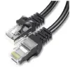 Патч-корд 15м UTP cat 6 RJ45 TopSpeed Ethernet Round Cable Black Essager (EXCWXY-JSE01)