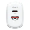 Зарядний пристрій Armorstandart 1xUSB-C + 1xUSB 20W GaN white (ARM89531)