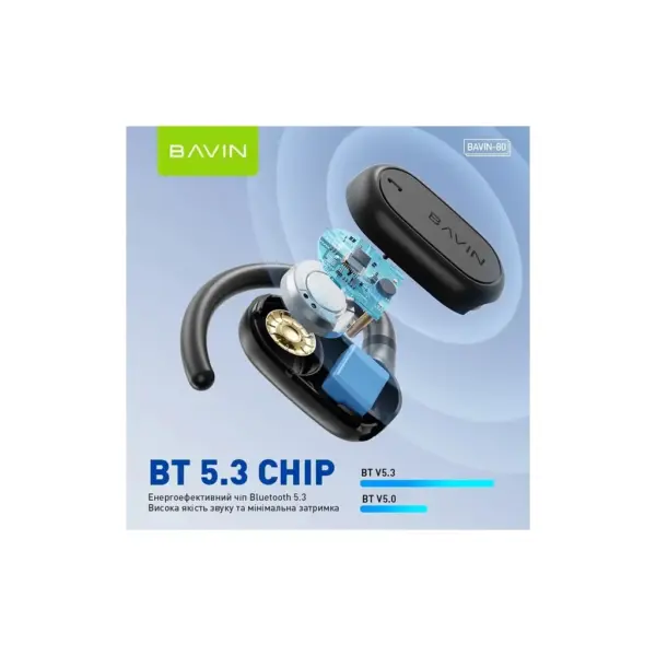 Навушники BAVIN BAVIN-80 Hi-Res Black (HB-BA-80-BK)